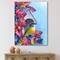 Designart - Titmouse Bird Sitting On A Branch Near A Birdhouse - Traditional Canvas Wall Art Print